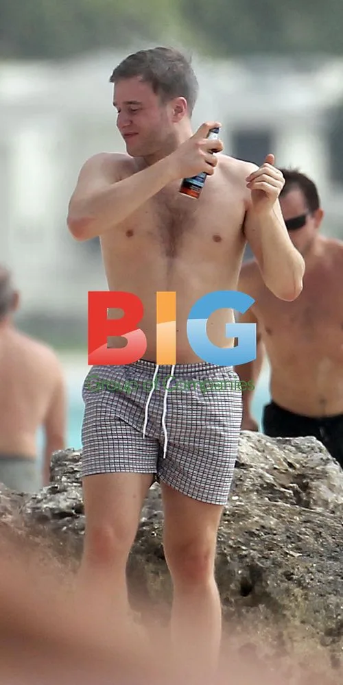 Olly Murs Plays Football on Caribbean Beach