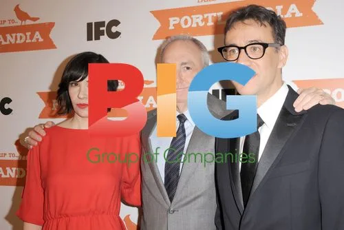 Carrie Brownstein, Lorne Michaels and Fred Armisen at Portlandia Season 2 Screening