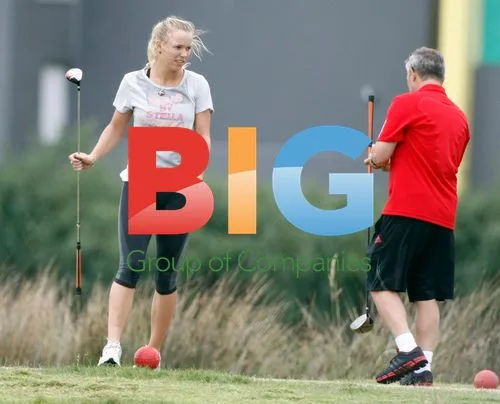 Caroline Wozniacki Plays Golf in Australia