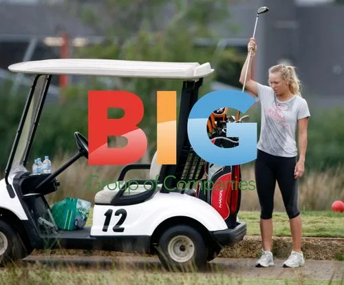 Caroline Wozniacki Golf in Australia