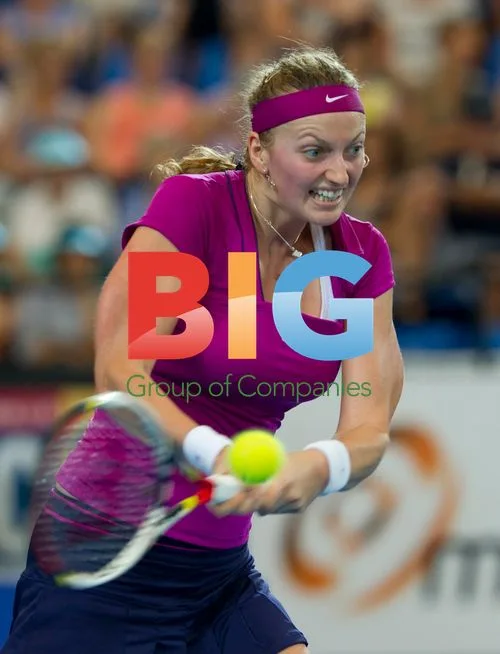 Petra Kvitova Plays Tennis at Hopman Cup