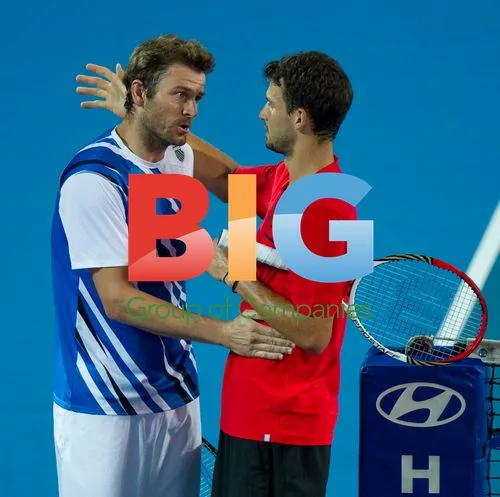 Mardy Fish and Grigor Dimitrov Play Tennis at Hopman Cup