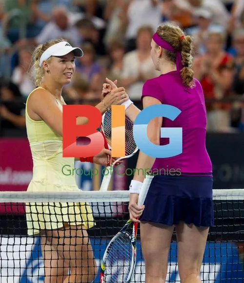Caroline Wozniacki Plays Tennis at Hopman Cup
