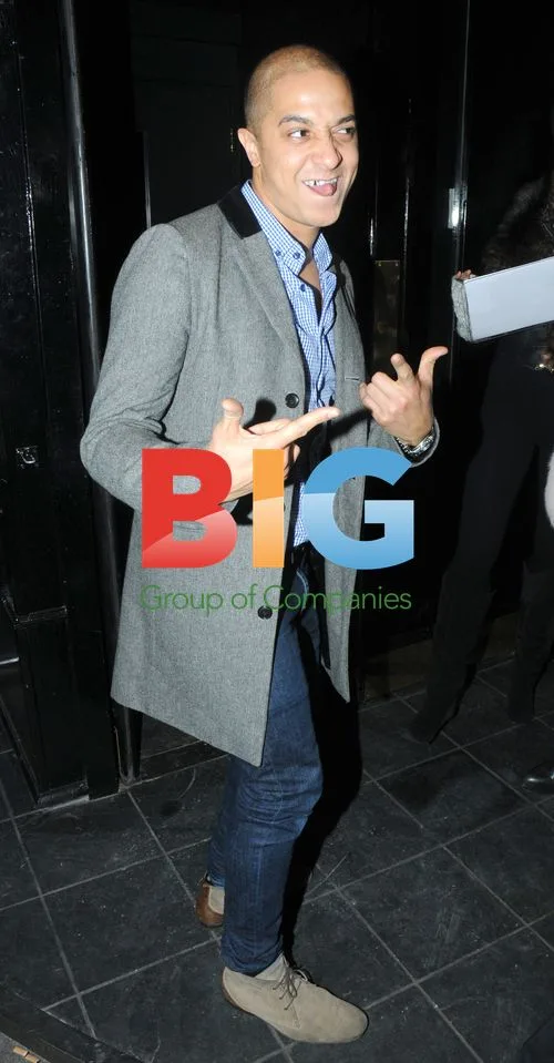 Emma Bunton and Jade Jones out in London