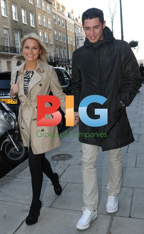 TOWIE's Sam Faiers with Boyfriend TJ in London