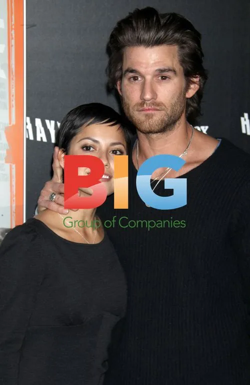 Johnny Whitworth and Sylvia Brindis at 'Haywire' Premiere