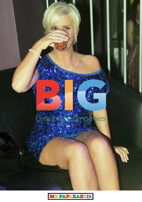 Kerry Katona at Sugar Sugar Nightclub
