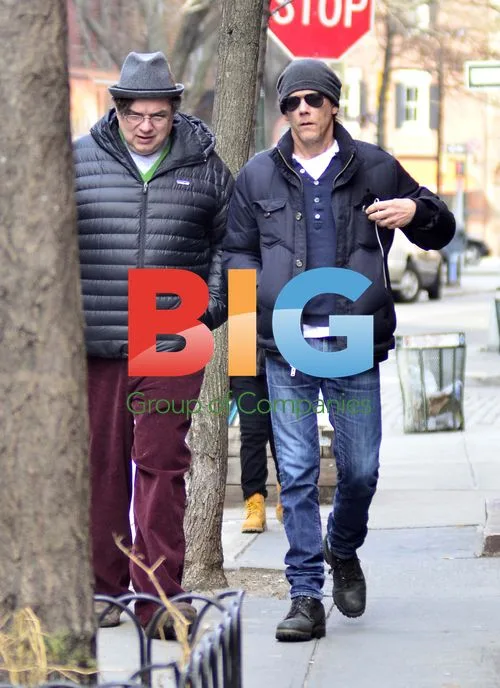 Kevin Bacon and Oliver Platt in NYC