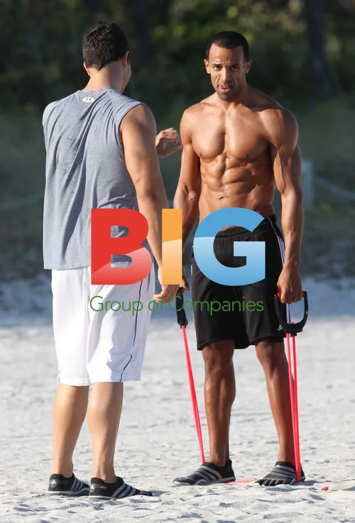 Craig David Works Out in Miami