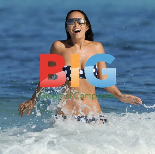 Myleene Klass on Jet-Ski in Caribbean