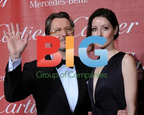 Gary Oldman and Alexandra Edenborough at Palm Springs Film Festival
