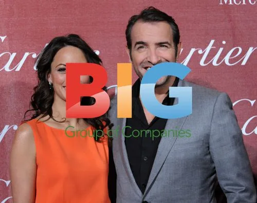 Berenice Bejo and Jean Dujardin at Palm Springs Film Festival