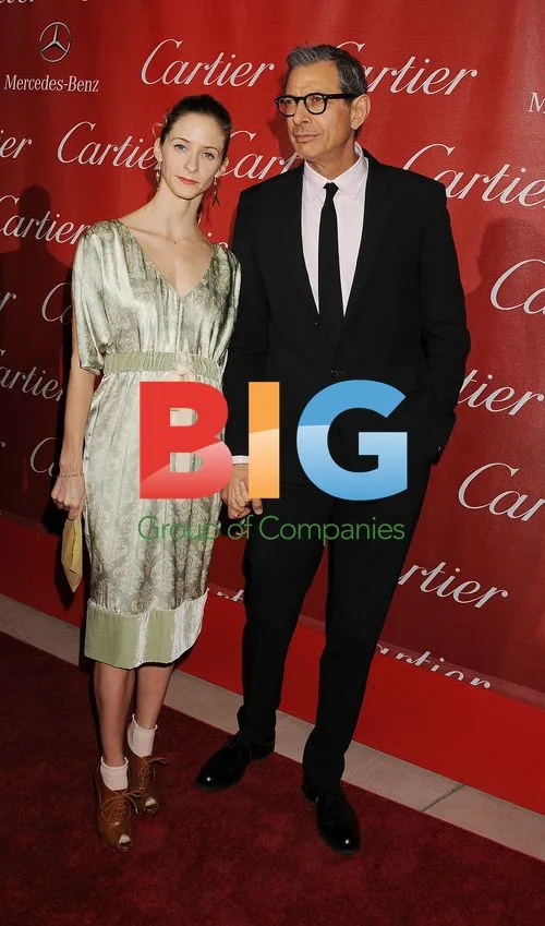 Jeff Goldblum and Emilie Livingston at Palm Springs Film Festival Gala