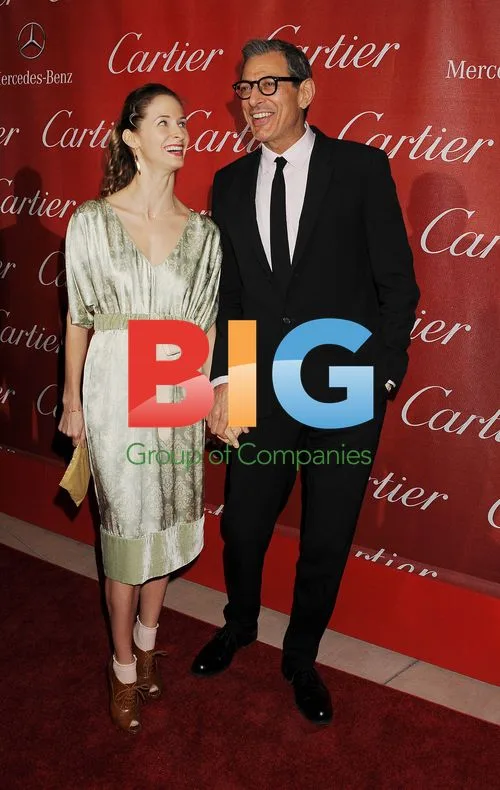 Emilie Livingston and Jeff Goldblum at 2012 Palm Springs Film Festival