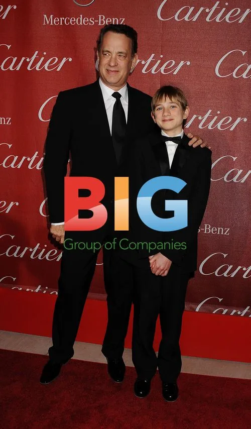 Tom Hanks and Thomas Horn at Palm Springs Film Festival