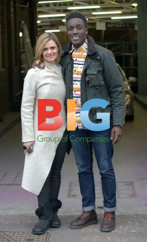 Andy Akinwolere & Maria Filippov at 'Dancing on Ice'