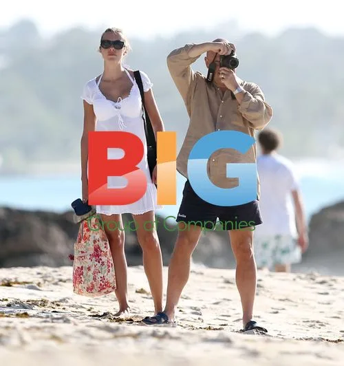 Gregg Wallace Photographs Wife Heidi Brown on Caribbean Vacation