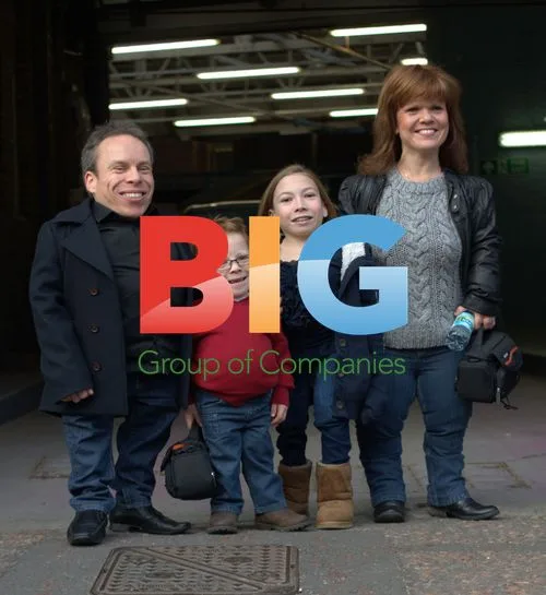 Warwick Davis and Family at ITV Studios