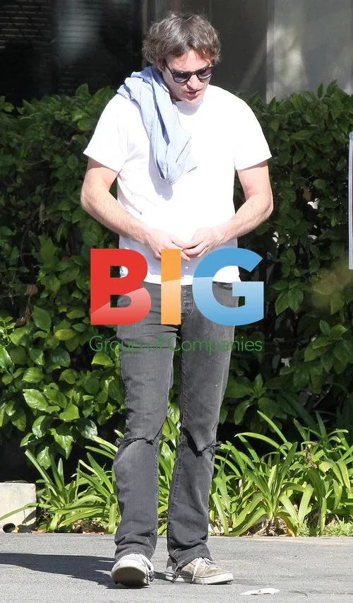 Joaquin Phoenix on Smoke Break