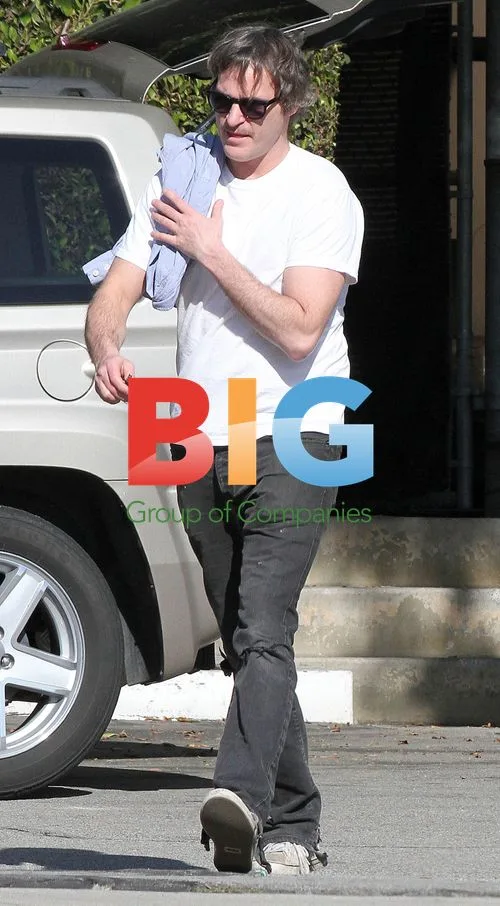 Joaquin Phoenix on Smoke Break