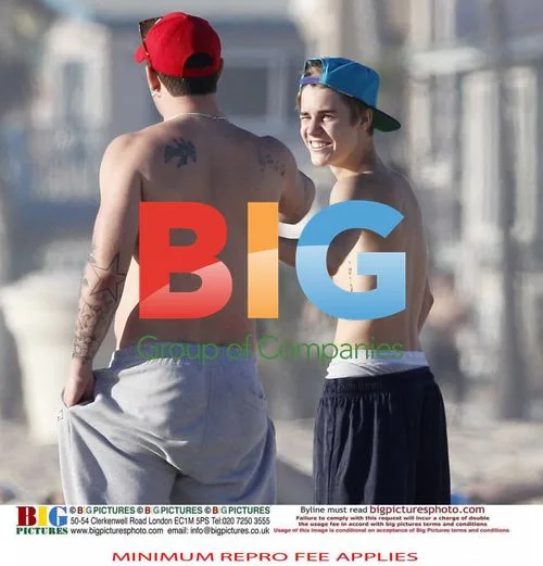 Justin Bieber and Dad Have Active Day