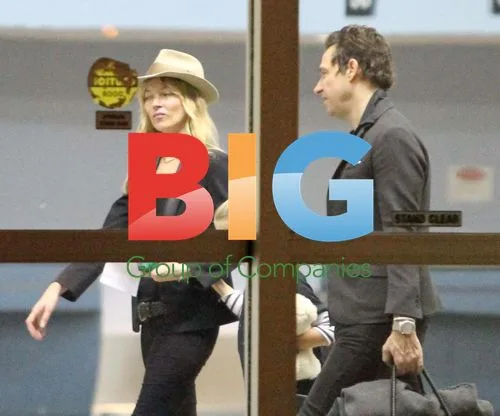 Kate Moss and Family at Airport