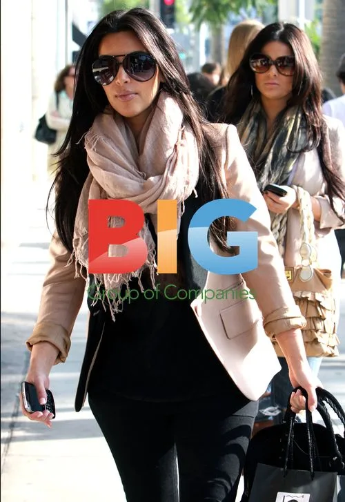 Kim Kardashian Shopping in Beverly Hills