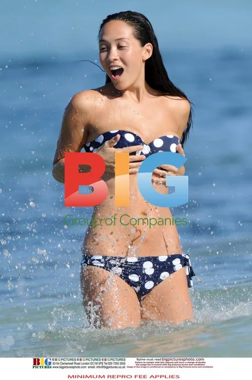 Myleene Klass on Jet Ski in Caribbean
