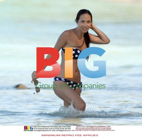Myleene Klass Jet Skiing on Vacation