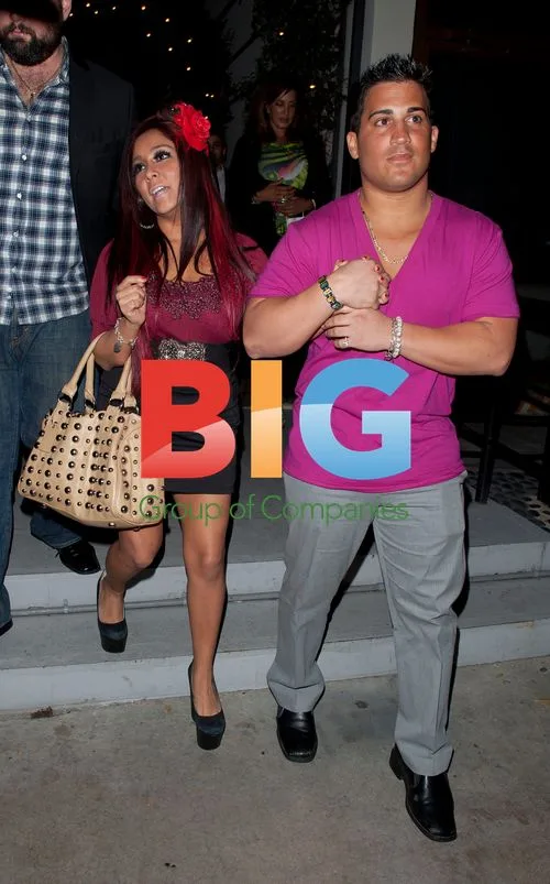 Snooki Leaving STK Restaurant