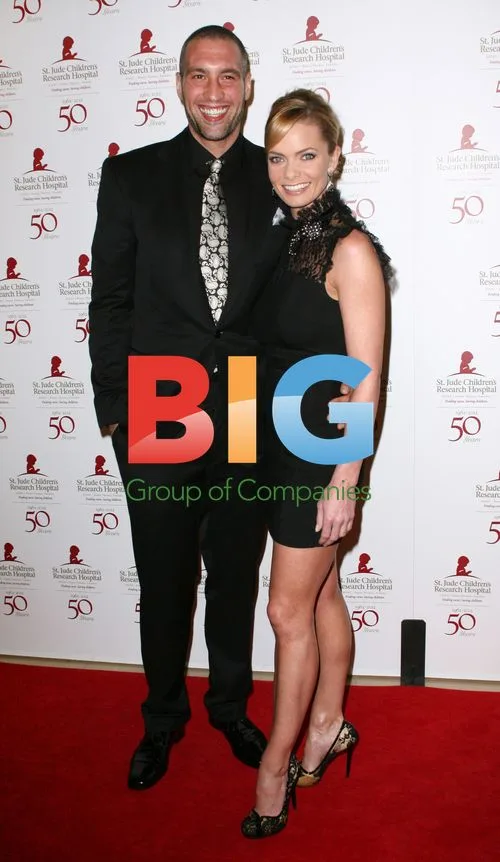 Hamzi Hijazi and Jaime Pressly at St. Jude's 50th