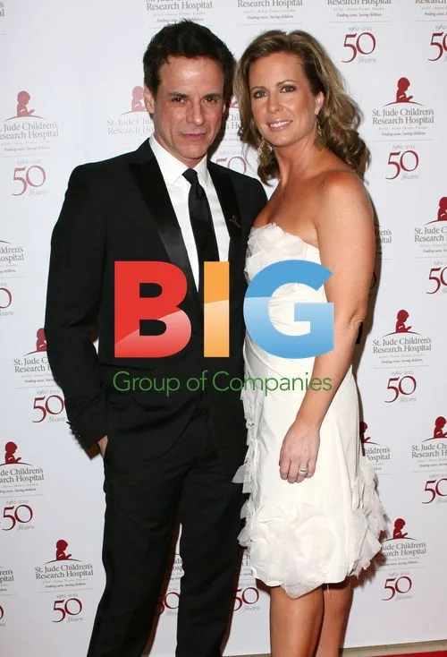 Christian LeBlanc and Martha Byrne at St. Jude 50th