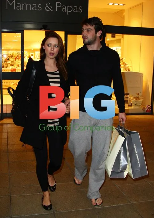 Una Healy and Ben Foden shop for baby clothes