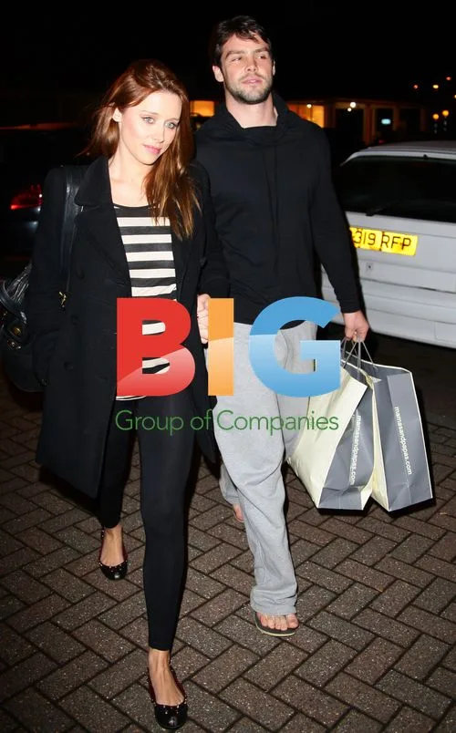 Una Healy and Ben Foden shop for baby clothes