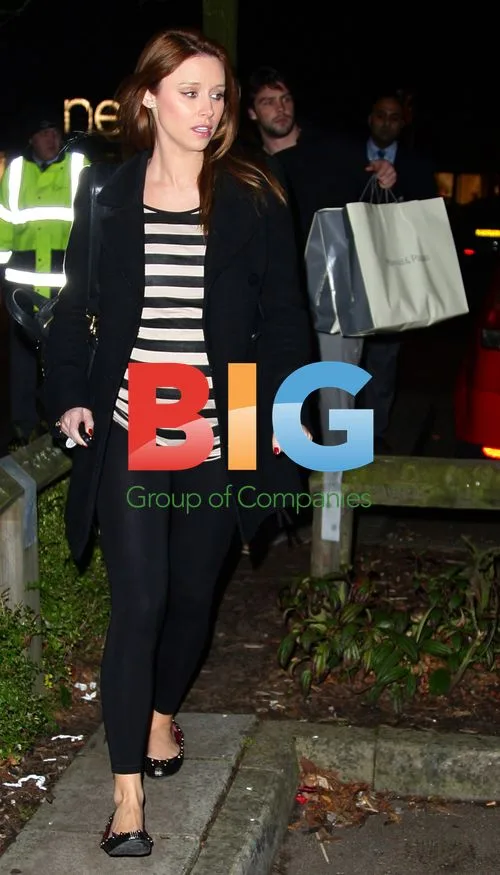 Una Healy and Ben Foden shop for baby clothes