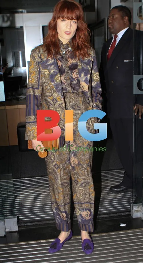 Florence Welch Leaves BBC Radio 1 Studio