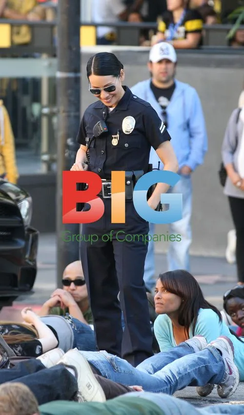 Lucy Liu Filming 'Southland' TV Show