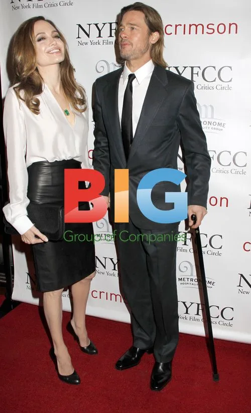 Brad Pitt and Angelina Jolie at NY Film Critics Circle Awards