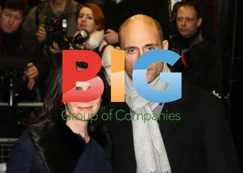 Liza Marshall and Mark Strong at Shame Screening