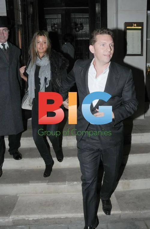 Holly Valance and Nick Candy Leaving Restaurant