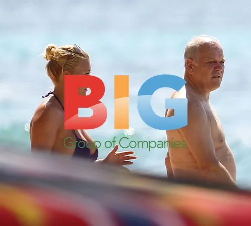 Retired footballer Andy Gray vacations in Caribbean