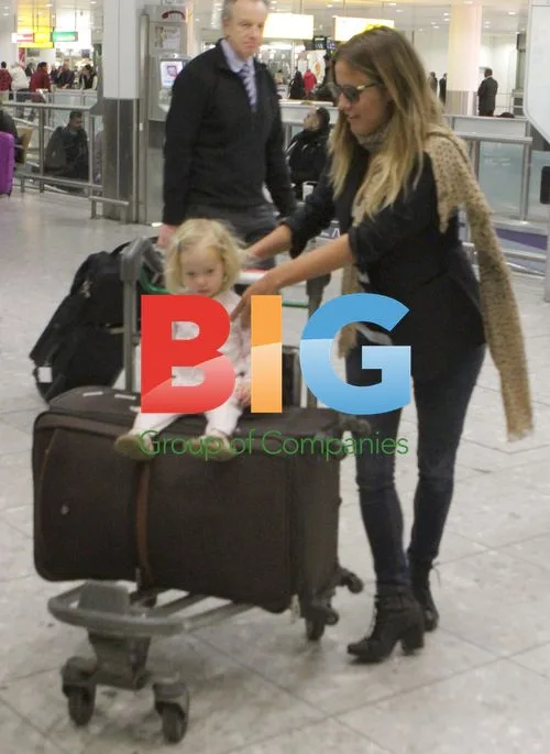 Caroline Flack Returns from India