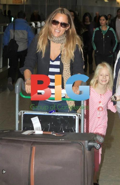 Caroline Flack Returns from India