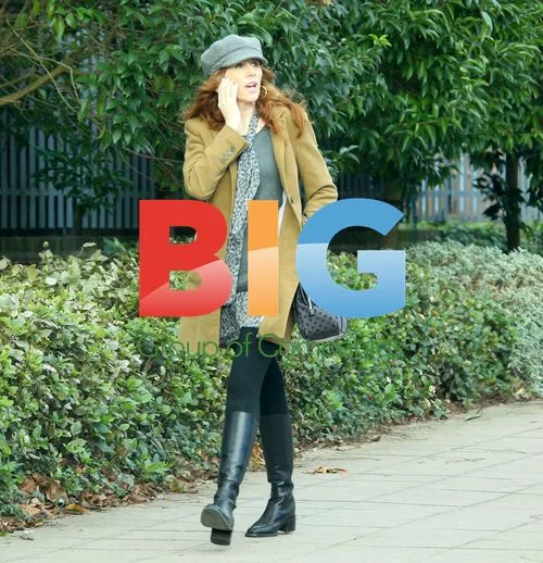 Actress Catherine Tate Out in London