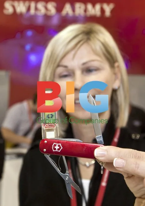 Swiss Army Knife Display at 2012 CES