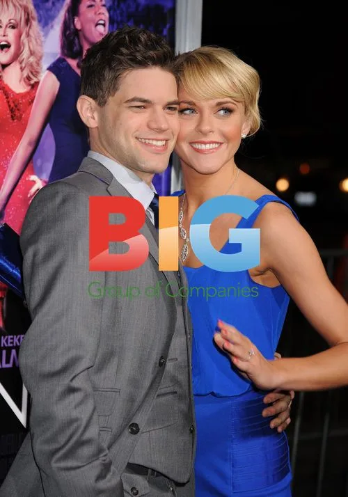 Jeremy Jordan and Ashley Spencer at 'Joyful Noise' Premiere
