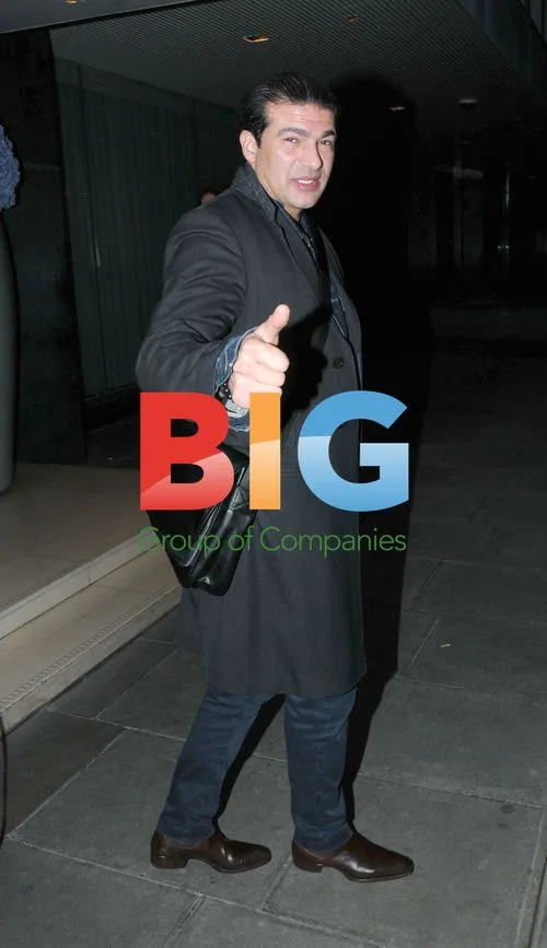 Actor Tamer Hassan Spotted in London