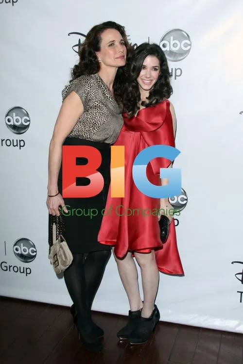 Andie MacDowell and Erica Dasher at Disney ABC TCA Winter Press Tour