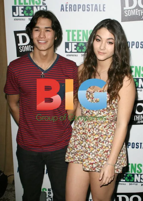 Fivel and BooBoo Stewart at 'Teens For Jeans' Kick-Off