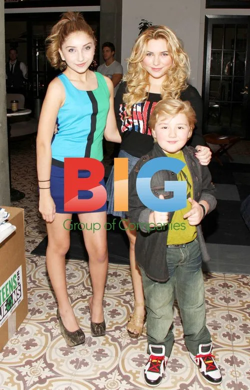 Jennessa Rose, Julianna Rose and Zachary Alexander Rice at Teens for Jeans launch